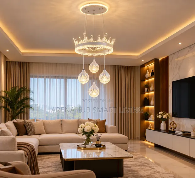 Modern LED Chandelier for Dining Room/Living Room (3 Colors) - 1