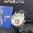 Hanboro Leather Automatic Watch - 1
