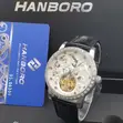 Hanboro Leather Automatic Watch - 3