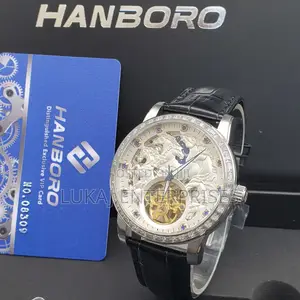 Hanboro Leather Automatic Watch