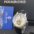 Hanboro Leather Automatic Watch - 4