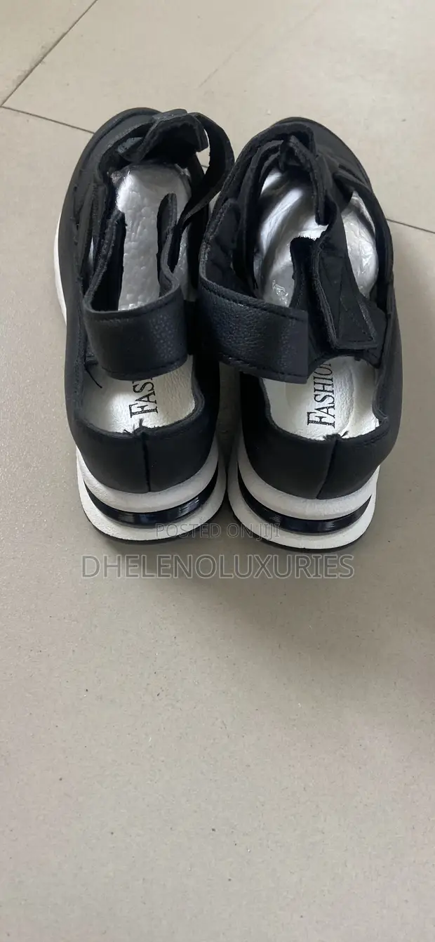 Fashion Nova Canvas Sneakers - Black - 1