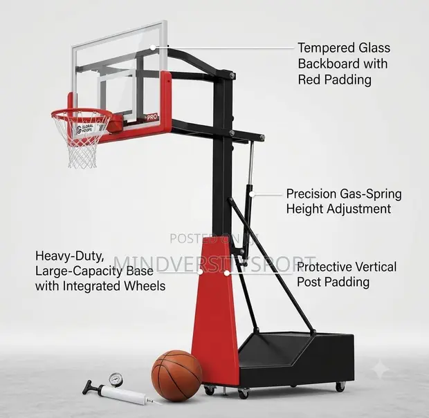 Commercial Basketball Stand - Brand New - 1