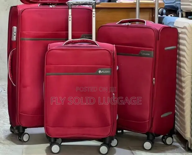 Fly Solid Fabric Luggage Set of 3 - 1