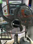 Glamstar Rechargeable Standing Fan (Black) - 1