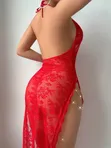 Vaqua Chain Mesh Lingerie - Baki - 4