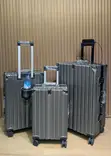 High Fly Aluminum Frame Luggage with Cup Holder & USB - 1