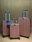 High Fly Aluminum Frame Luggage with Cup Holder & USB - 4