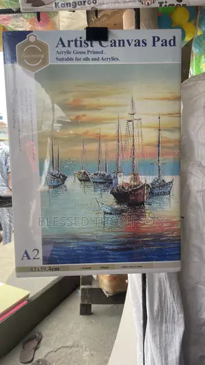 A2 Canvas Pad - 10 Sheets, 250gsm