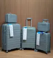 Lanvin Paris Glossy Anti-Scratch Expansion Luggage Set (5 Pieces) - 4
