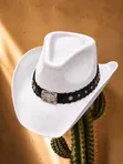 Men's Pink Leather Bucket Hat - 2