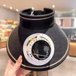 Solar Powered Rechargeable Fan Visor Hat - 1