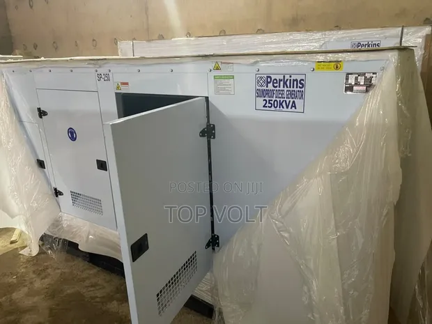 250KVA Perkins Soundproof Diesel Generator - 1