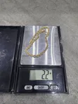 18 Karat Original Gold Necklace - Diamond Accent - 1