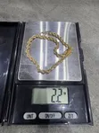 18 Karat Original Gold Necklace - Diamond Accent - 2