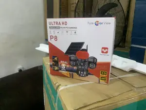 Ultra HD Solar PTZ Camera with 3 Lenses