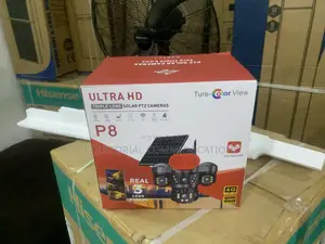 Triple-Lens Solar PTZ Security Camera - Brand New
