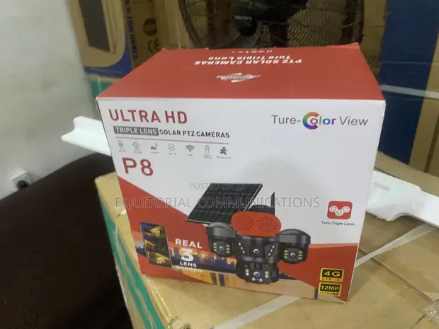 Ultra HD Solar PTZ Camera with Wide-Angle Coverage - 1