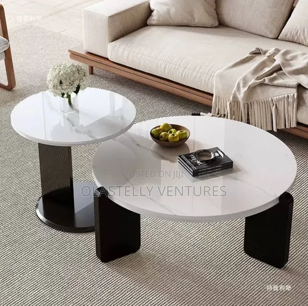 Marble Double Center Table - Brand New - 1