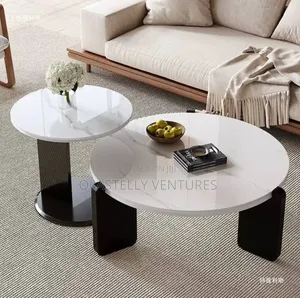 Marble Double Center Table - Brand New