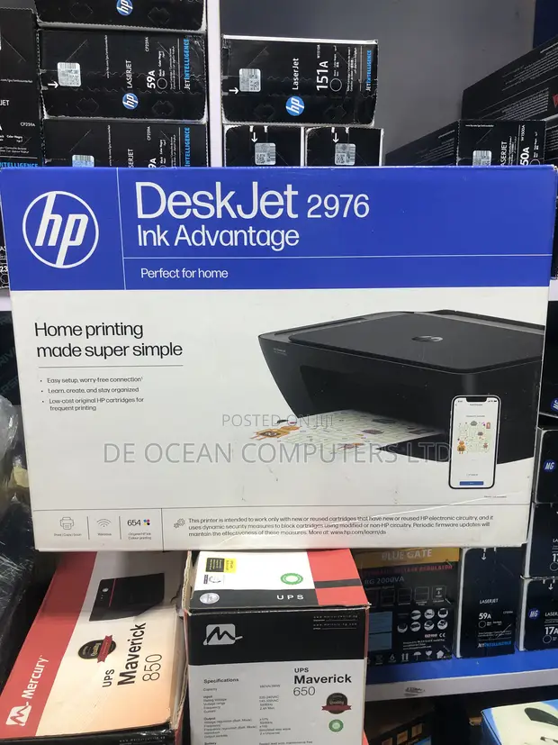 HP Deskjet 2976 Ink Advantage Color Printer - 1