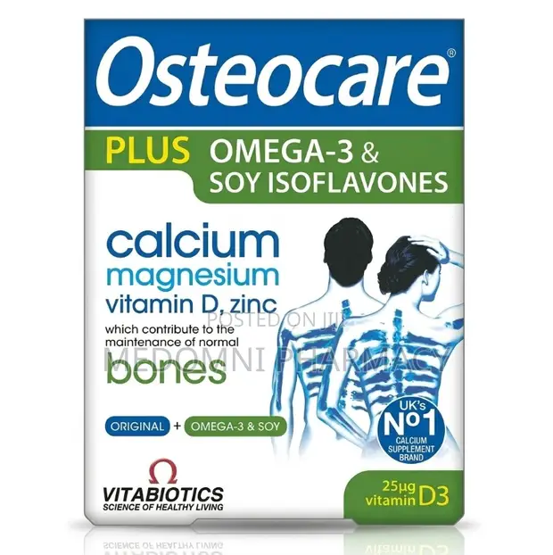 Vitabiotics Osteocare Plus Omega-3 & Soy Isoflavones (84 Pack) - 1