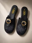 Zara Luxury Mesh Slides - Women's Size 40 - 1
