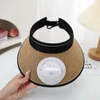 Rechargeable Fan Sun Protection Visor Hat - 1