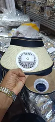Rechargeable Fan Sun Protection Visor Hat - 4