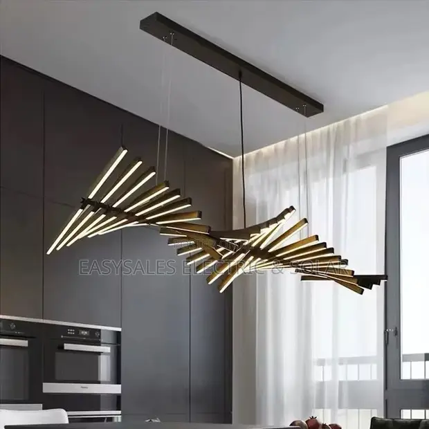 Nordic Minimalist Fishbone Chandeliya - 1
