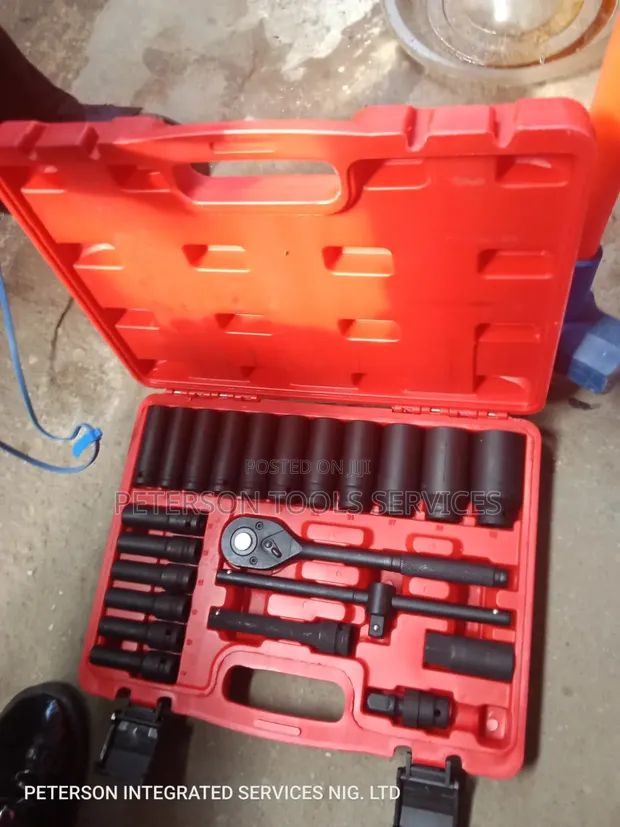 1/2" Deep Long Socket Set (22 Pieces) - 1