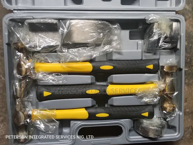 7pc Auto Body Repair Hammer and Dolly Set - 1