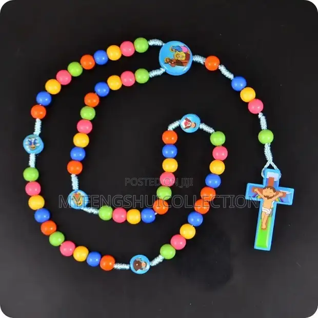 Blessed Kiddies Blue Catholic Chaplet Rosary - 1