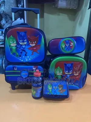 Brand New Trolley School Bag Set with Lunch Accessories