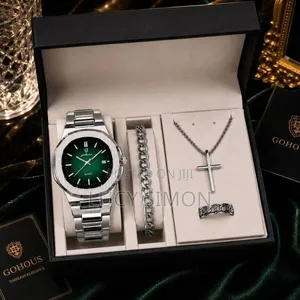 Luxury Men's Watch and Jewelry Gift Set