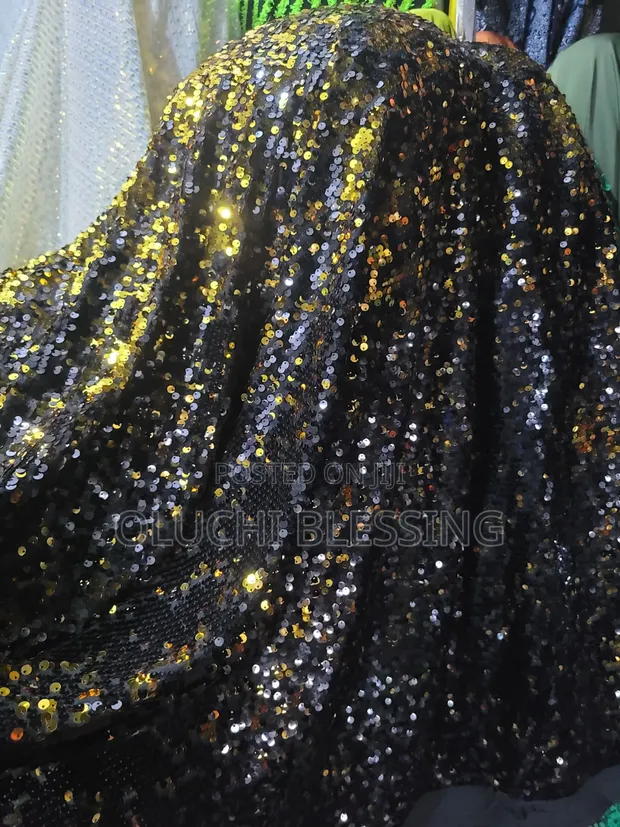 Sample Sequin Fabric - Multi-Color - 1