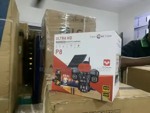 Ultra HD 3-Lens Solar PTZ Camera for Property Security