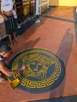 3D Stamped Rubber Flooring - 1