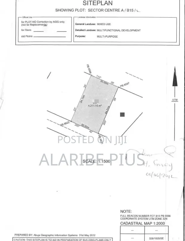 4,200 SQM Mixed Use Land for Sale, Katamkpe Main, Abuja - 1