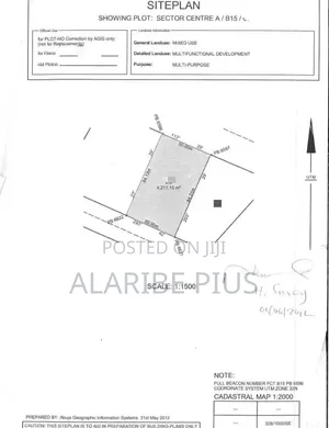 4,200 SQM Mixed Use Land for Sale, Katamkpe Main, Abuja