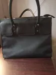 Genuine Leather Handbags - Black & Brown - 1