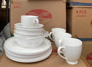 12-Piece White Dinner Set