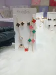 Luxury Stainless Steel Jewelry Set - Van Cleef & Arpels Style - 3
