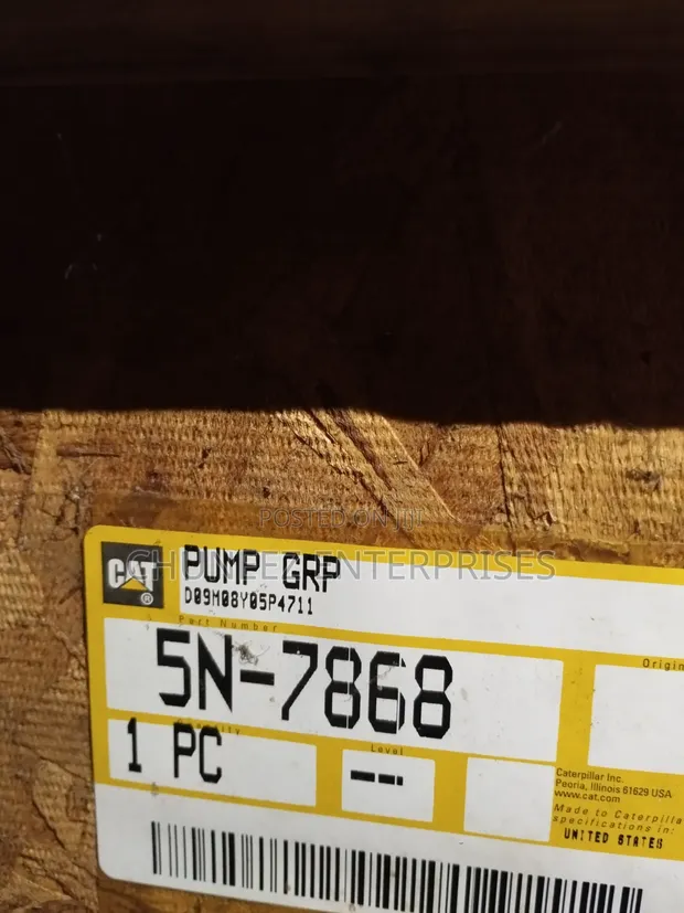 Caterpillar Oil Pump Group - Brand New - 1