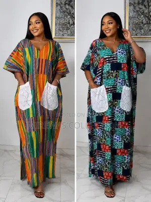 Ankara Bubu Gown - MIREWAS’COLLECTION