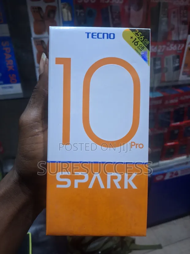 New Tecno Spark 10 Pro 256GB Black - 1