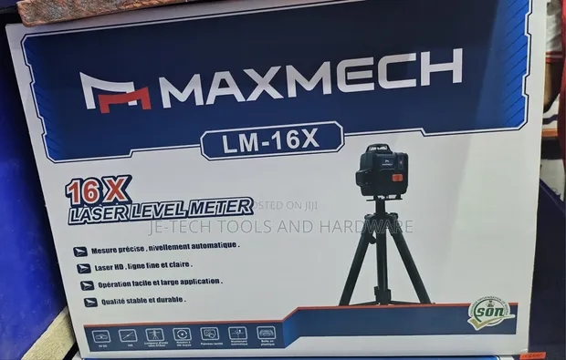 Maxmech LM-16X 4D Self-Leveling Laser Level Kit - 1