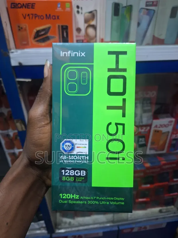 Sabon Infinix Hot 50i 128GB Grey - 1