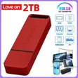 2TB Red Lenovo Flash Drive - 1