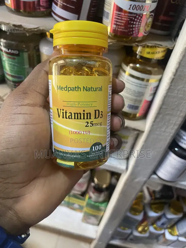 Medpath Natural Vitamin D3 Softgels - 1